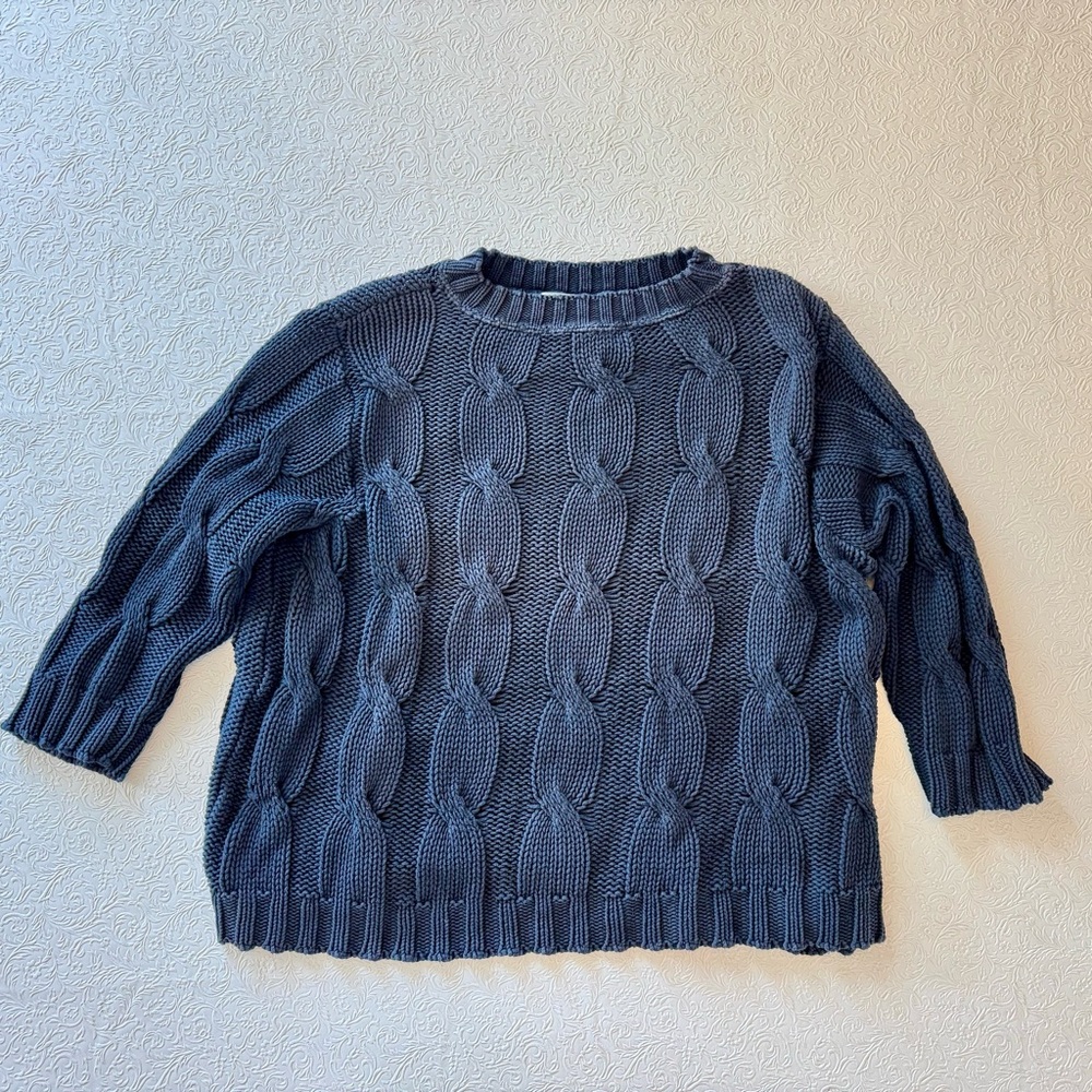 BKG Women’s Sweater Black One Size Made in USA